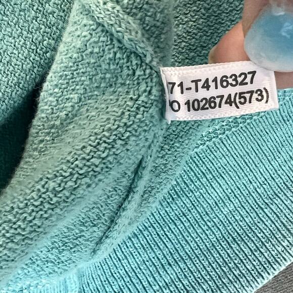 Tommy Bahama Y2K Sweater Mens Medium Green Cotton 90s Pullover Long Sleeve Retro - Picture 10 of 15